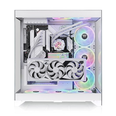 Thermaltake CTE E550 ATX Mid Tower Computer Case, Snow (CA-1Z8-00M6WN-00)