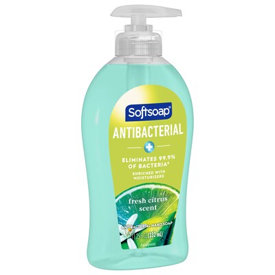Softsoap Antibacterial Liquid Hand Soap, Fresh Citrus Scent, 6/Carton (US03563ACT)