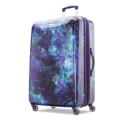 American Tourister Moonlight 31.9 Hardside Moonlight Suitcase, 4-Wheeled Spinner, Cosmos (92506-641