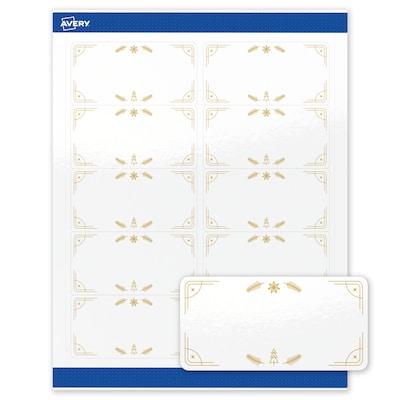 Avery Rectangle Multipurpose Labels, 2 x 4, White, 100/Pack (19479370630)