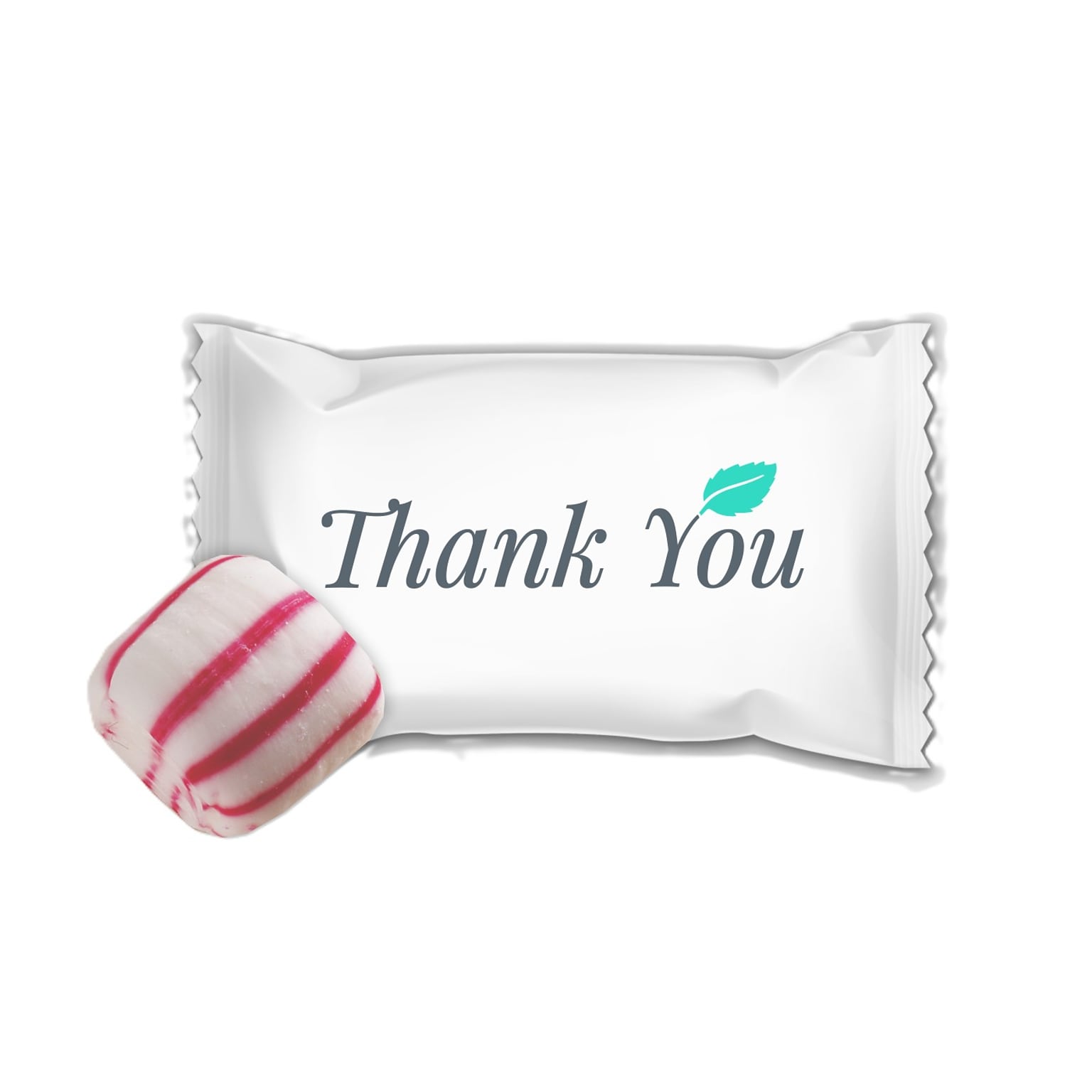 Stewart Superior Hospitality Mints Thank You Soft Peppermints, 7.5 lbs., 1000 Pieces/Carton (CJ-3007 P)