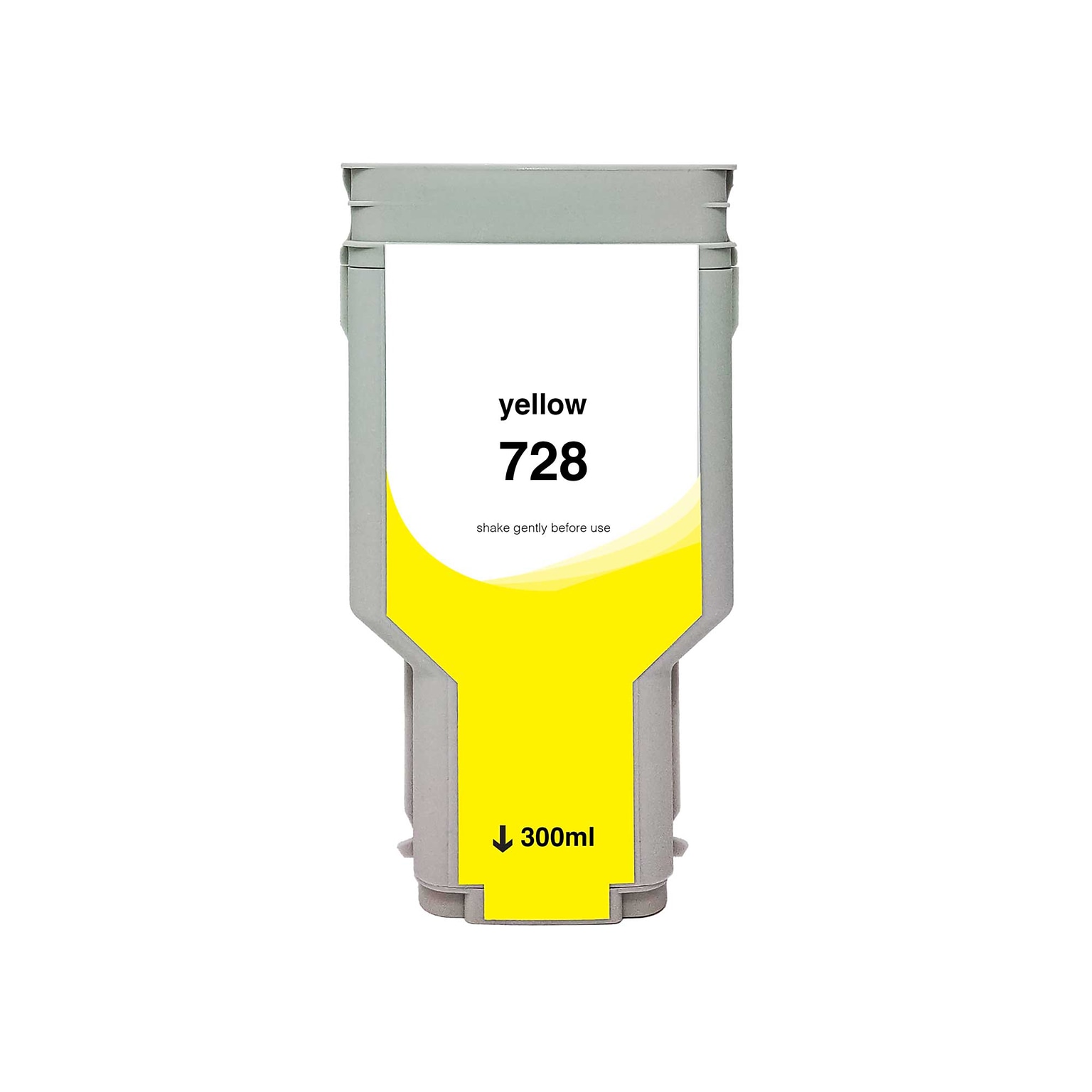 Clover Imaging Group Compatible Yellow Standard Yield Wide Format Inkjet Cartridge Replacement for HP 728 (F9K15A)