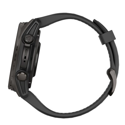 Garmin fenix 8 Smart Watch, 43 mm, Carbon Gray & Black (GRM0290320)