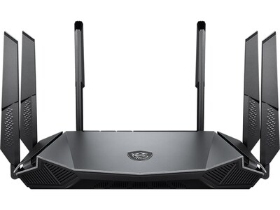 MSI RadiX AX6600 Tri Band MU-MIMO WiFi 6 Gaming Router, Black (RADIXAX6600)