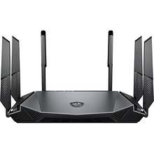 MSI RadiX AX6600 Tri Band MU-MIMO WiFi 6 Gaming Router, Black (RADIXAX6600)