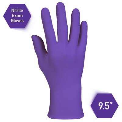 Kimberly-Clark Powder Free Purple Nitrile Gloves, Small, 1000/Carton (55081)