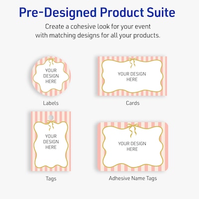 Avery Rectangle Laser/Inkjet Multipurpose Labels, 2" x 3", White, 80/Pack (19479371128)