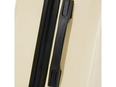 InUSA Drip 24" Hardside Suitcase, 4-Wheeled Spinner, TSA Checkpoint Friendly, Sand (IUDRI00M-SAN)