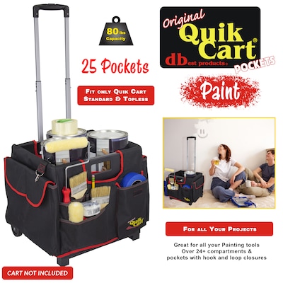 Dbest Quik Cart Pockets Organizer, Black (01-801)