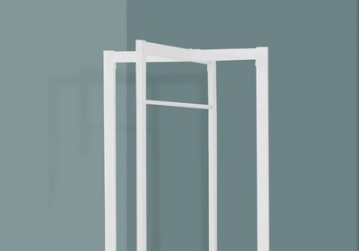 Monarch Specialties Inc. Coat Tree, White, Metal (I 2151)