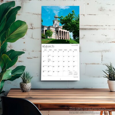 2027 BrownTrout Mississippi Places 12" x 12" Monthly Wall Calendar (9798330714346)