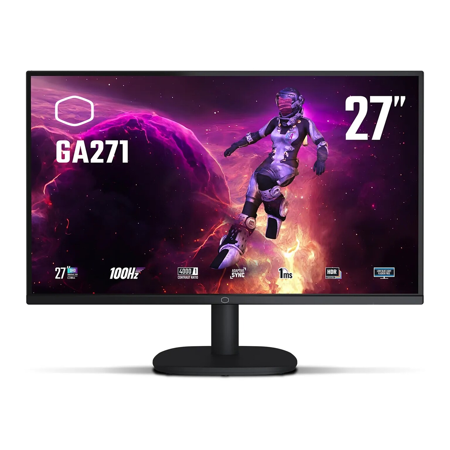 Cooler Master GA Series 27 WQHD VA LED Gaming Monitor, Black (CMIGA271US)