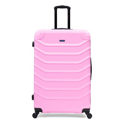 InUSA Endurance 33.27" Hardside Suitcase, 4-Wheeled Spinner, TSA Checkpoint Friendly, Pink (IUEND00XL-PNK)