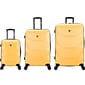DUKAP ZONIX PC/ABS Plastic Luggage Set, Mustard (DKZONSML-MUS)