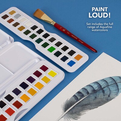 Daler-Rowney Aquafine Watercolor Paint, Assorted Colors (DRW131900201)