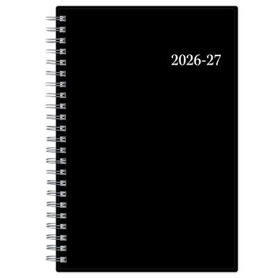 2026-2027 Blue Sky Enterprise 5 x 8 Academic Weekly & Monthly Planner, Plastic Cover, Black (130611-A27)
