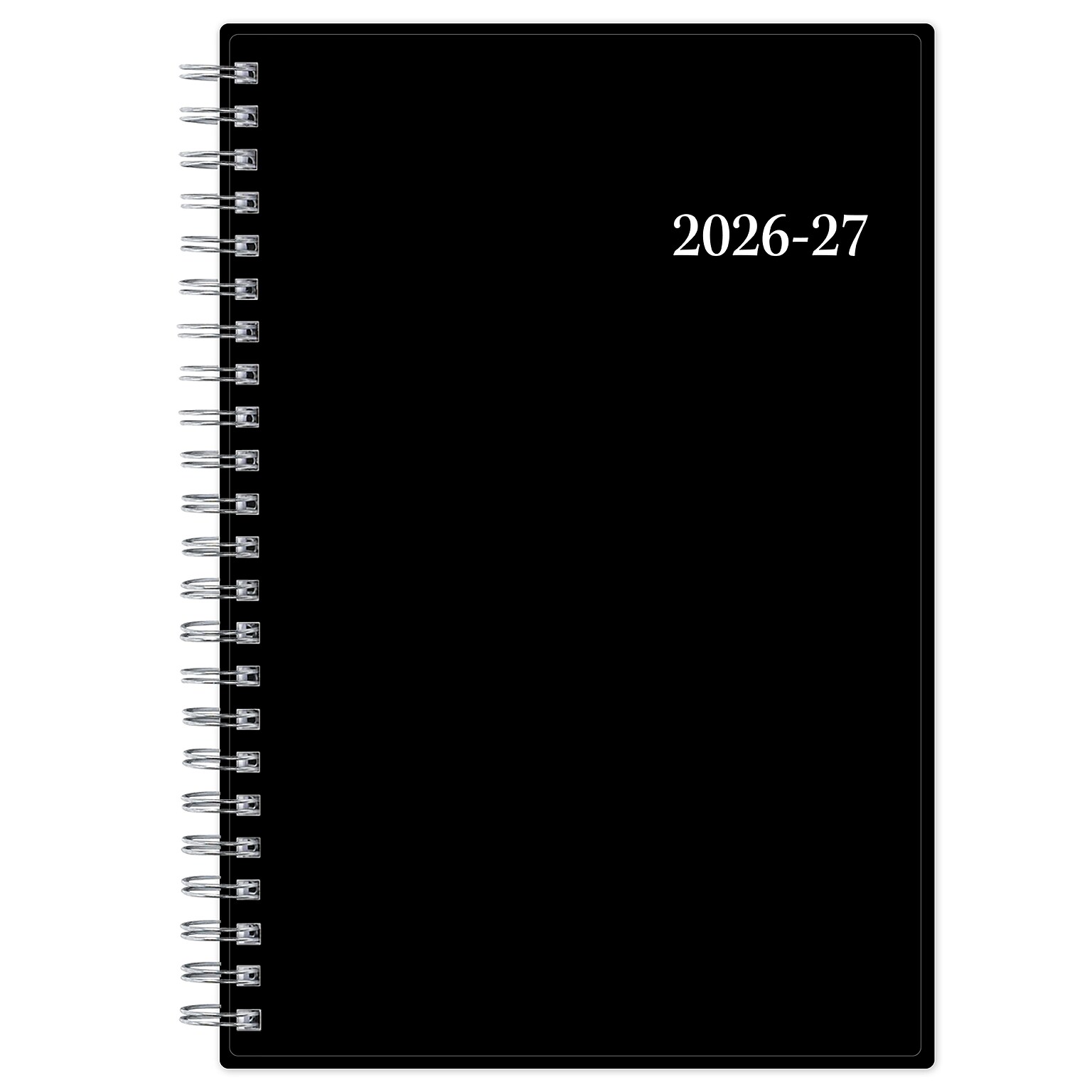 2026-2027 Blue Sky Enterprise 5 x 8 Academic Weekly & Monthly Planner, Plastic Cover, Black (130611-A27)