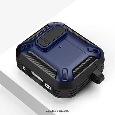 SaharaCase Raider Case for AirPods, 4th Generation, Midnight Blue (HP00178)