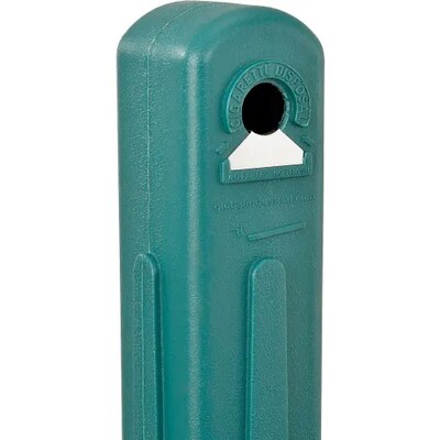 Global Industrial Outdoor Ashtray, 1-1/2 Gallon, Green (261391GN)
