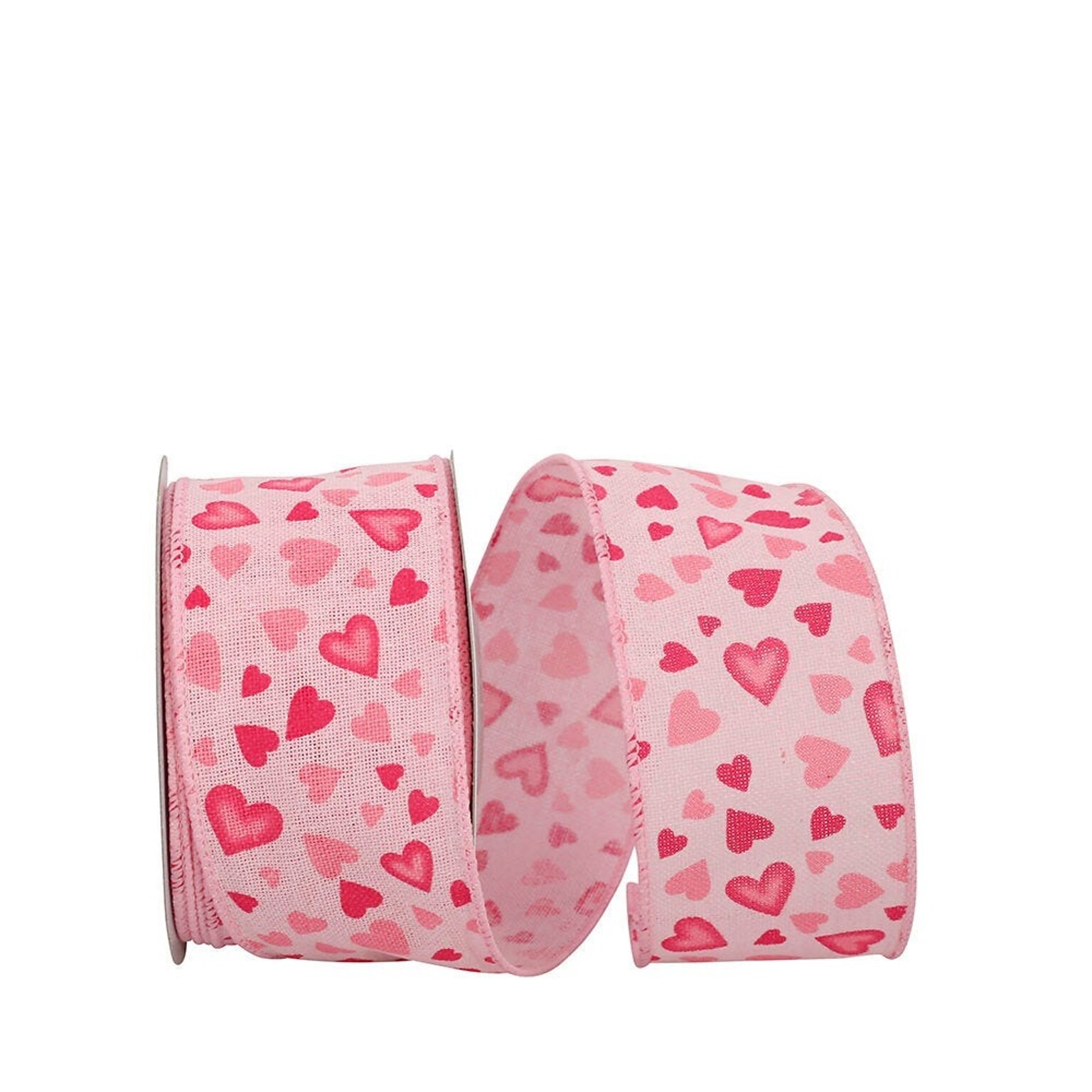 JAM Paper Hearty Hopsack Ribbon, Pink (52640340678)