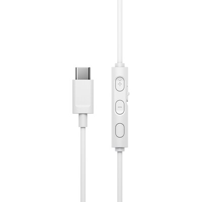 JVC Foldable On-Ear Headphones with Microphone, White (HA-S33UC)
