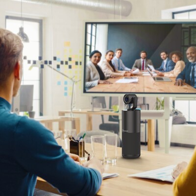 Toucan Video Conference System HD - Conference Speaker and 4 Microphones with detachable 1080P HD Ca