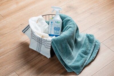 Simpleaf Clean Carpet Spot and Stain Remover with Easy Refill Bottle, Fresh Meadow Breeze, 2.5 Gallon (SSRBIB012.5GFMB)