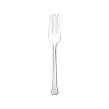 Amscan Plastic Fork, Heavyweight, Clear, 50/Pack, 3 Packs/Carton (8017.86)