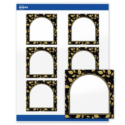 Avery Square Laser/Inkjet Multipurpose Labels, 3 x 3, White, 60/Pack (19479370828)