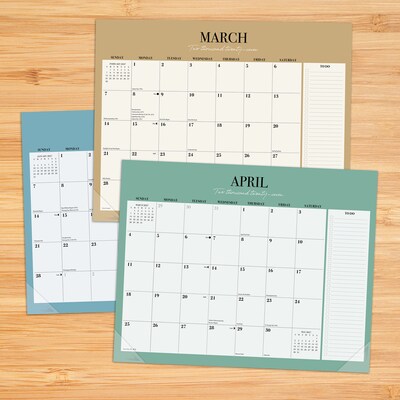 2027 Willow Creek Modern Minimalist 13.25 x 11.25 Monthly Desk or Wall Calendar, Assorted Colors (64856)