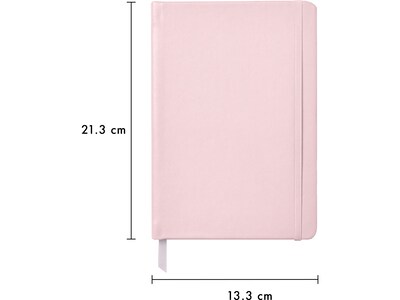 Carpe Diem Ballerina Pink Journal, 5.24" x 8.27", Wide-Ruled, 192 Pages (9370-CD)