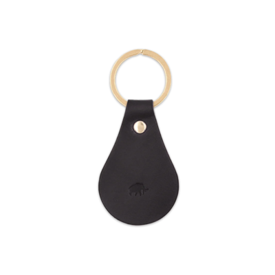 Woolly Made Tab Keychain - Black