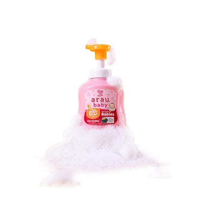 Arau Baby Foam Body Soap, Citrus Scent, 15.21 oz. 4/Pack (AFG-4008-CASE)