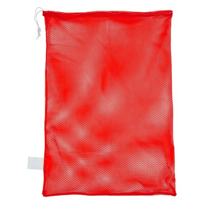 Champion Sports Nylon-Mesh Equipment Bag. Assorted Colors, Set of 6 (CHSMB21SET)