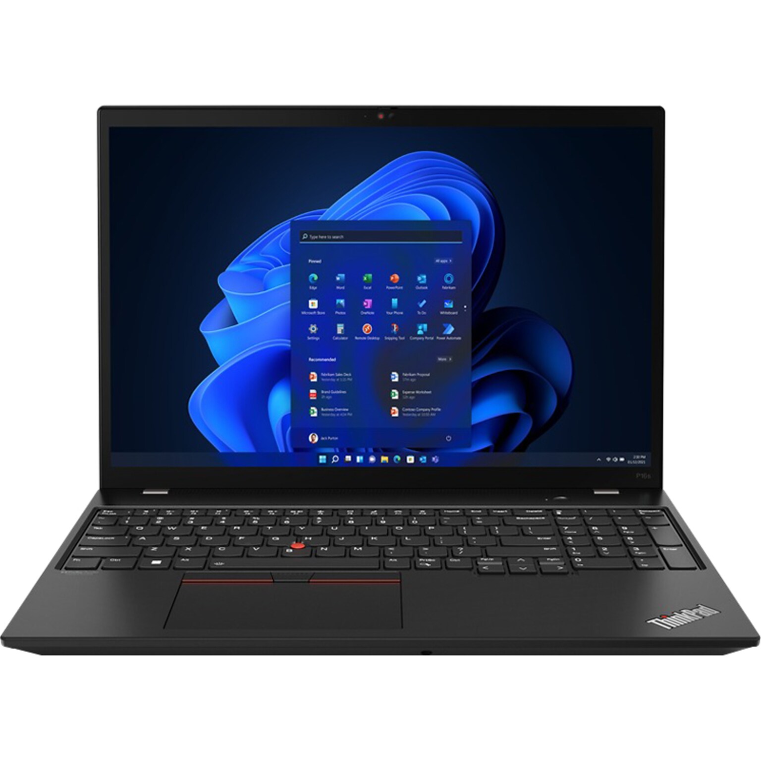 Lenovo ThinkPad P16v Gen 1 16 Laptop, Intel Core i7-1360P, 32GB Memory, 1TB SSD, Windows 11 Pro (21HK001SUS)