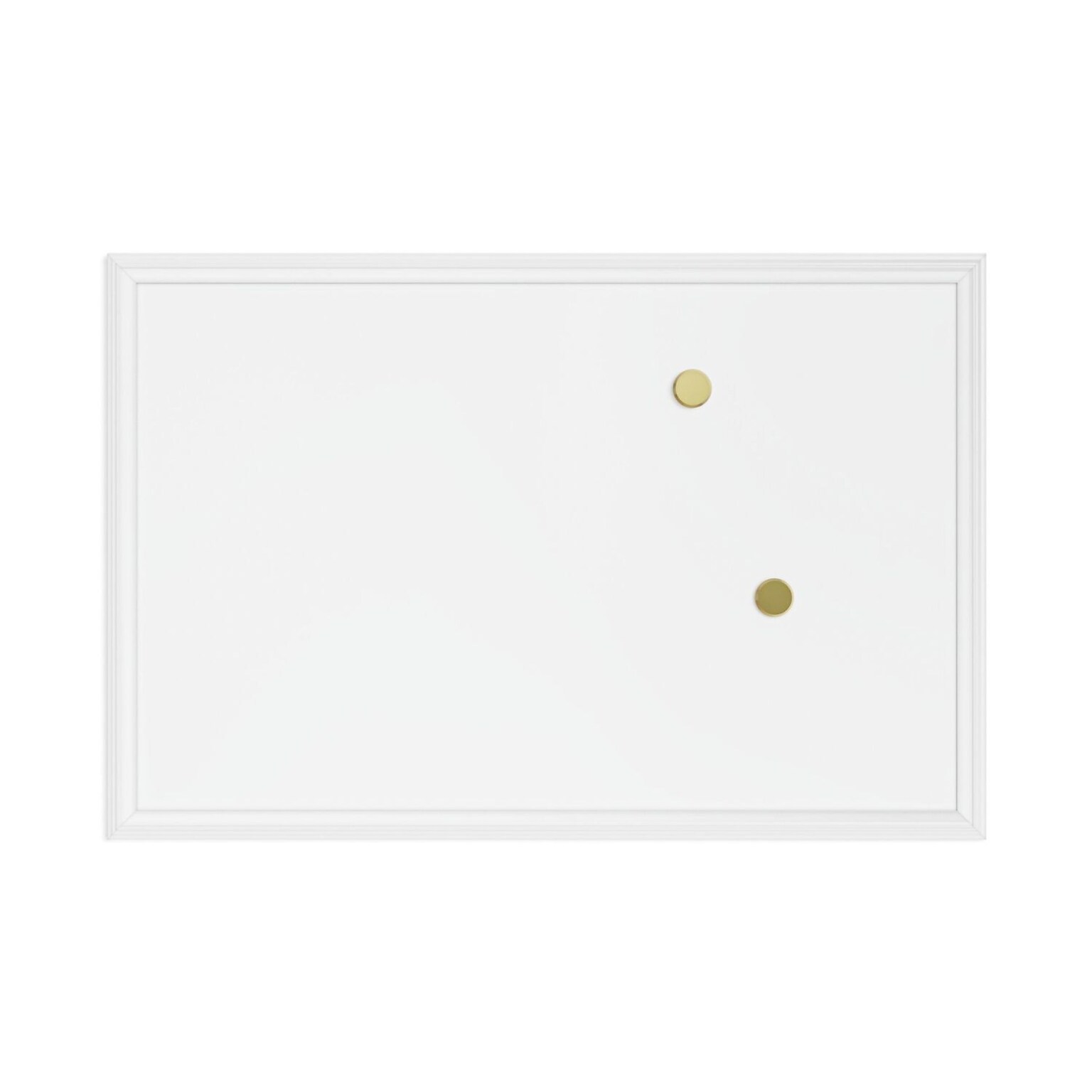 U Brands Magnetic Dry Erase Whiteboard, White Decor Frame, 30 x 20 (2071U00-01)
