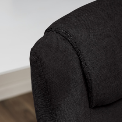 Serta Hannah II Fabric Executive Chair, Black (43672F)