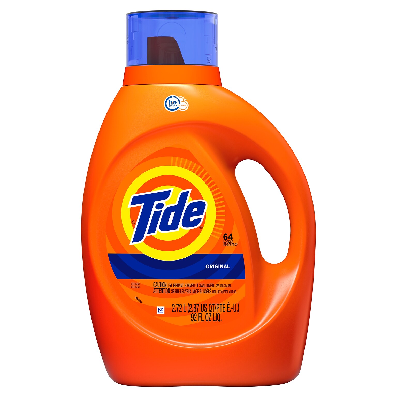 Tide HE Liquid Laundry Detergent, Original Scent, 64 Loads, 92 oz. (08886/40217)