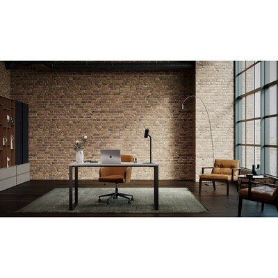 Hirsh Computer and Office Desk, 30" x 60", Black/Gray Elm (23938)
