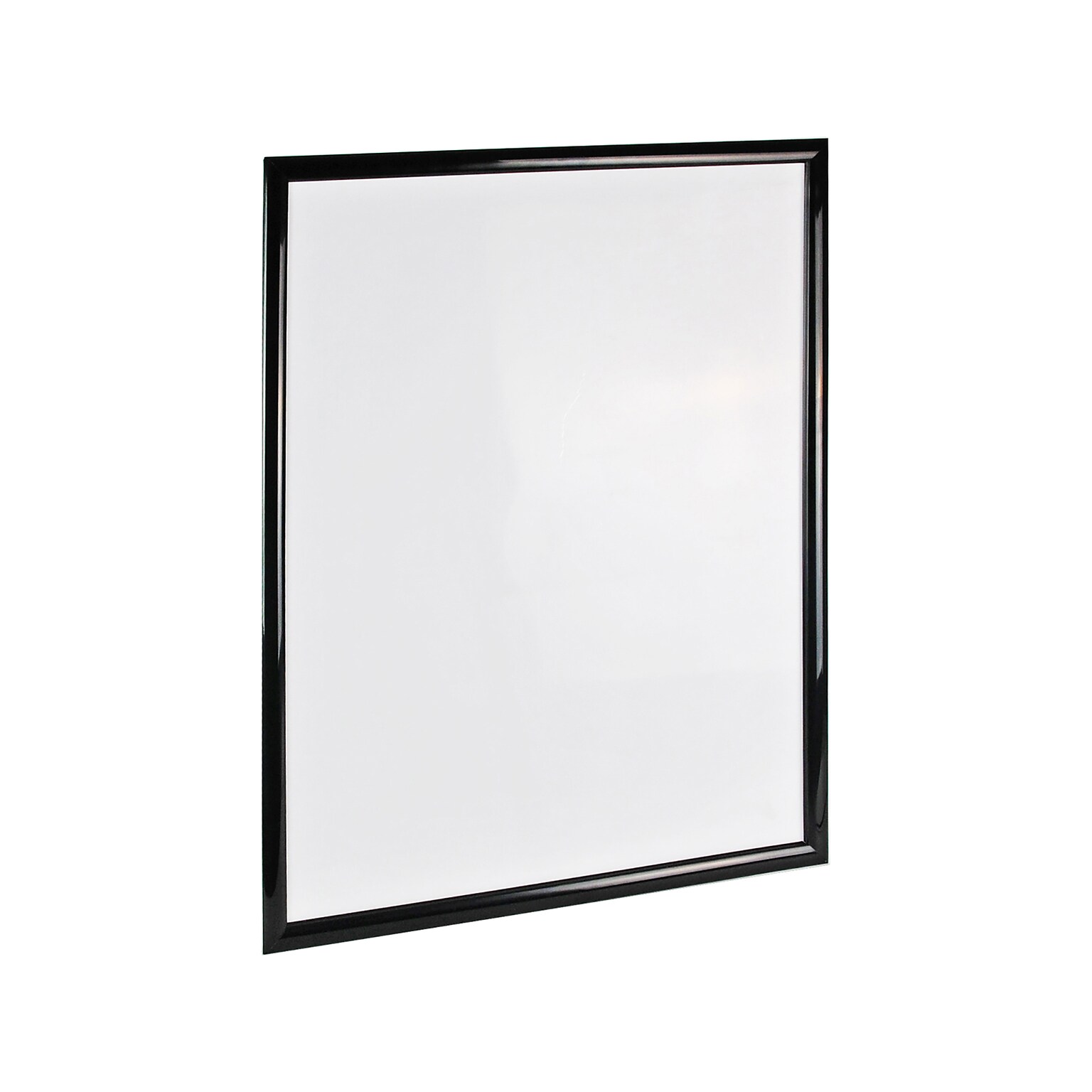 Azar Sign Holder, 20 x 30, Wall Mounted, Black Plastic (300346-BLK)
