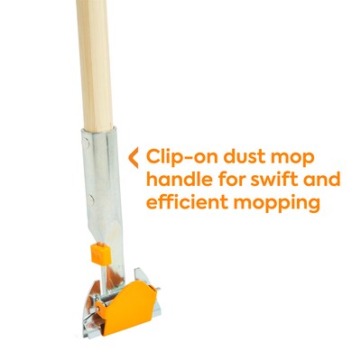 Coastwide Professional 60" Wood Dust Mop Handle, Natural