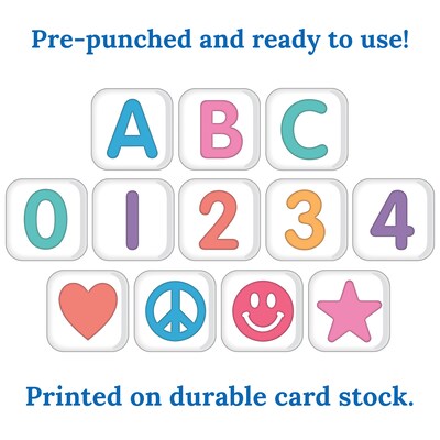 Carson Dellosa Crafty and Cool 4" Letters, 216/Pack (130101)