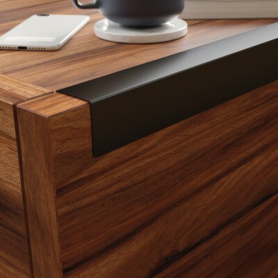 Sauder Manhattan Gate 31"W x 31"D Coffee Table, Blaze Acacia (430359)