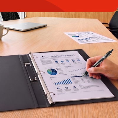 Staples 3-Hole Punch Copy Paper, 8.5" x 11", 20 lbs., 500 Sheets/Ream, 10 Reams/Carton (221192)