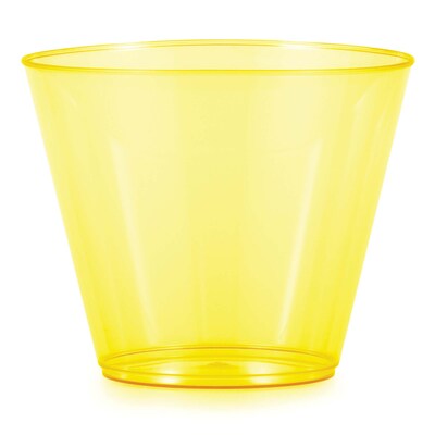 Creative Converting 9 oz Assorted Colors Plastic Tumblers, 144/Pack (338355)