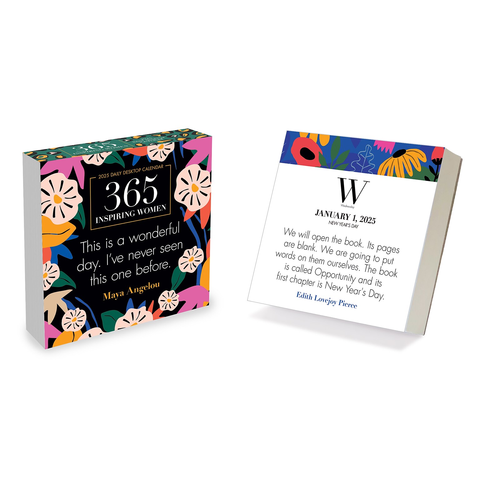 2025 TF Publishing 5.25 x 5.25 365 Inspiring Women Daily Desktop Calendar (25-3060X)