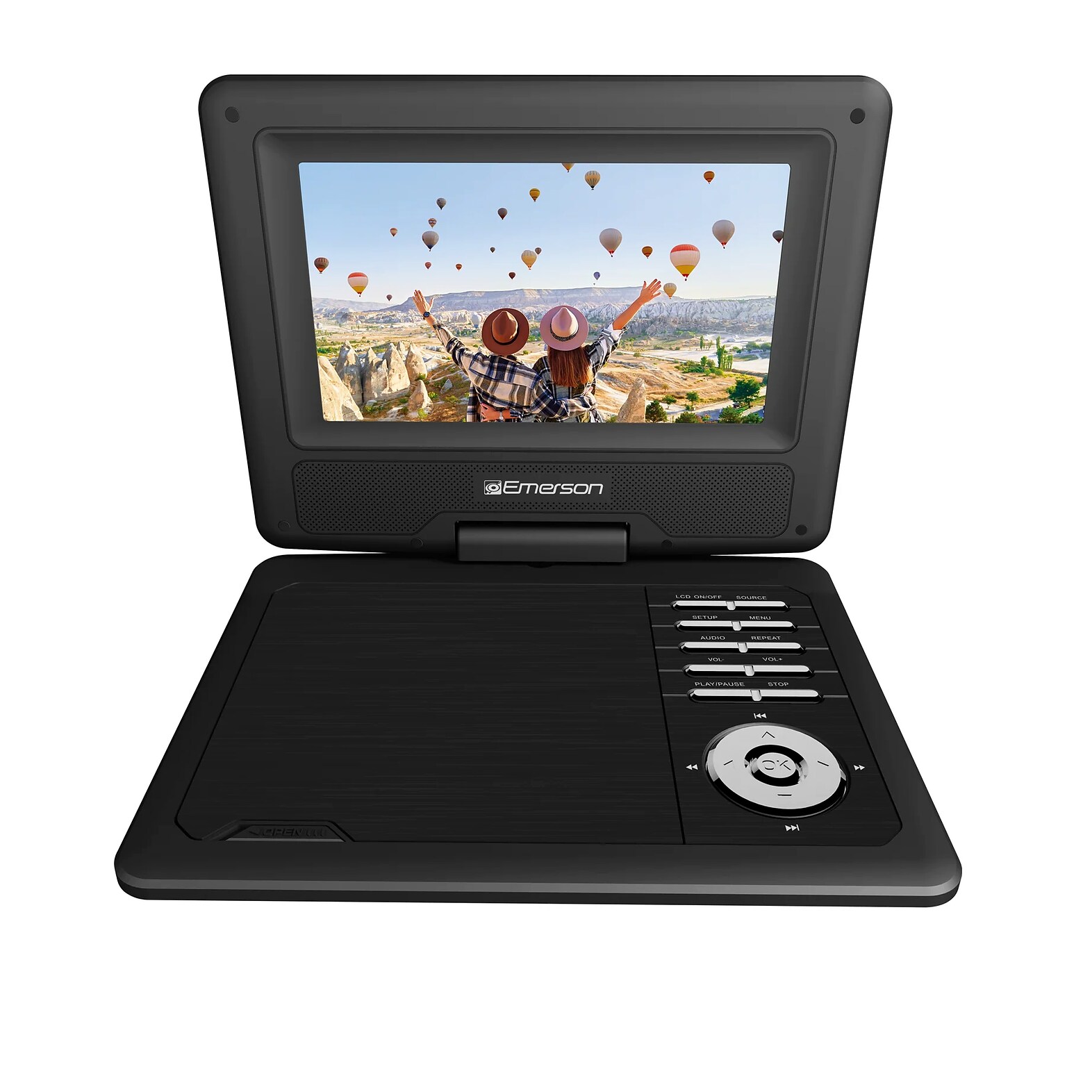 Emerson EPD-7001A Portable 7 DVD Player with Built-In Speaker, Rechargeable Battery, and 180° Swivel Screen