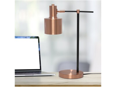 Lalia Home Studio Loft Table Lamp, Rose Gold/Black (LHT-4001-RG)