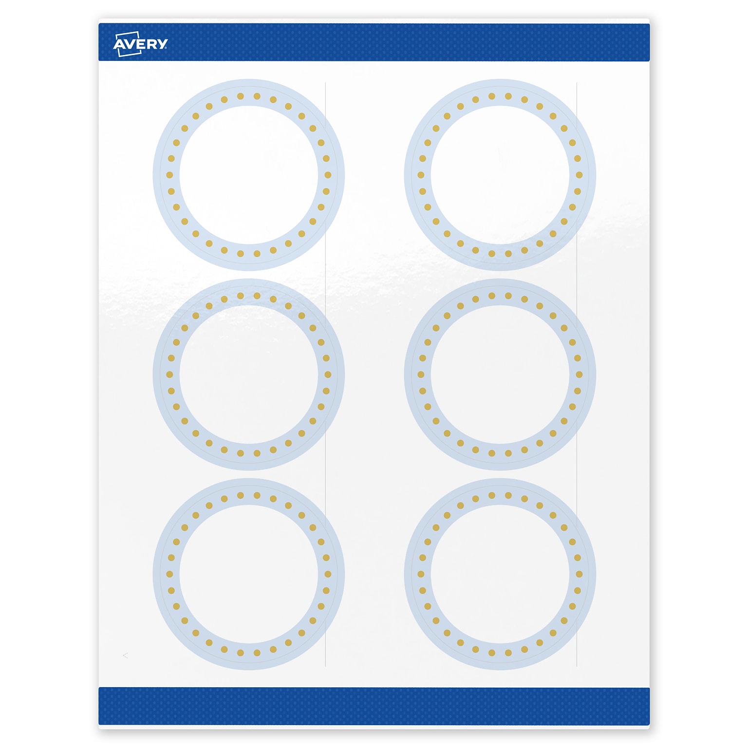 Avery Laser/Inkjet Circle Multipurpose Labels, 3 Dia., White, 60/Pack (S00-DMD)