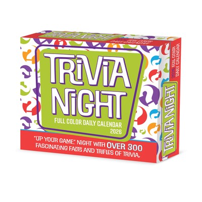 2026 Willow Creek Trivia Night 6.2" x 5.4" Day-to-Day Calendar (54468)